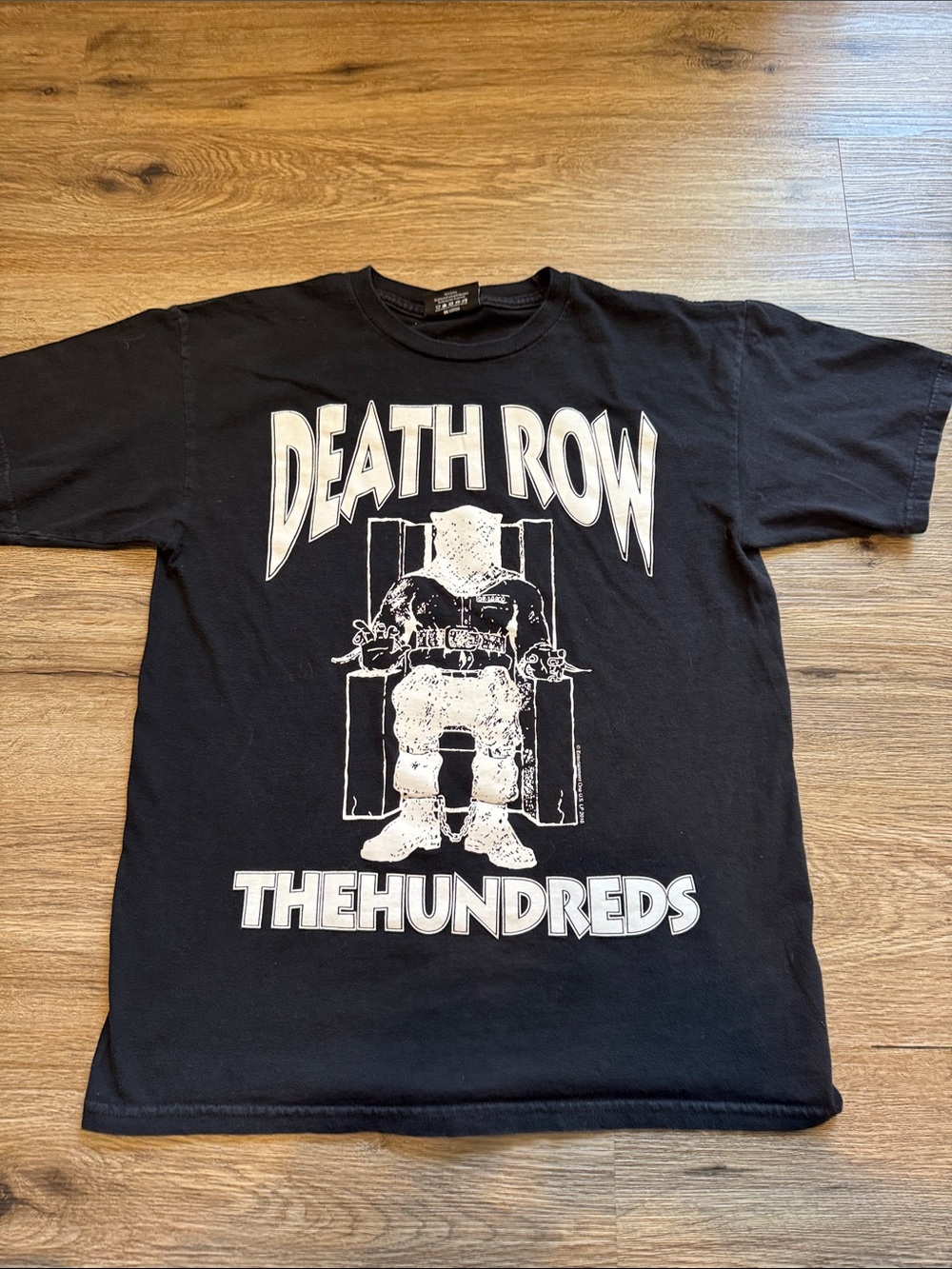 The Hundreds x Death Row Men's Black Graphic T-Shirt Size M